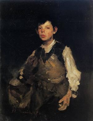 Frank Duveneck The Whistling Boy oil painting image